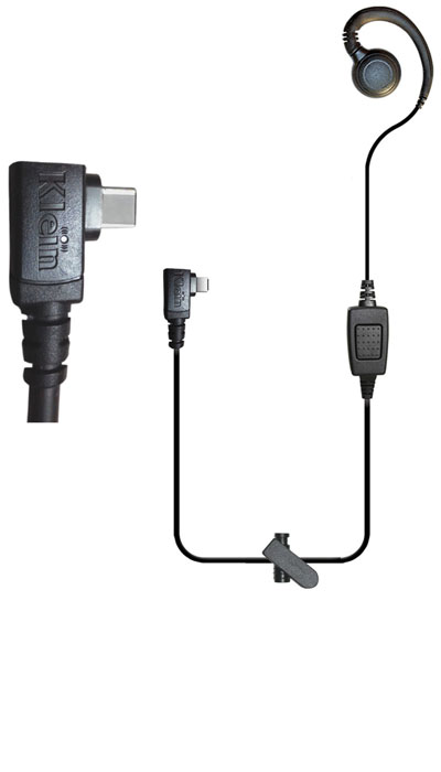 Klein CURL USB-c PTT Earpiece